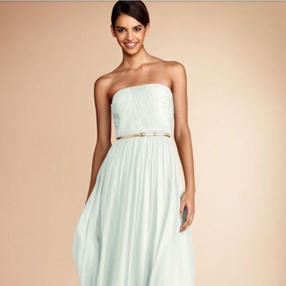 Donna Morgan Mint “Emily” Maxi Dress